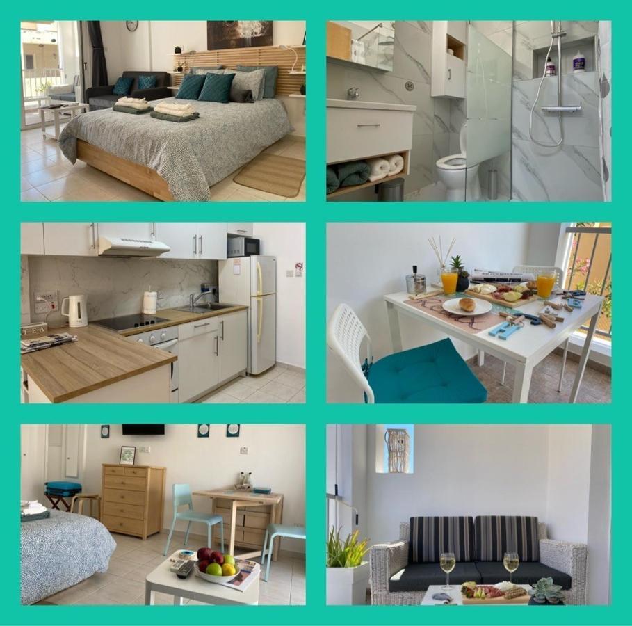 Ev Zin:Cozy, Newly Rennovated, Studio, Swimming Pool B102 Paphos ภายนอก รูปภาพ